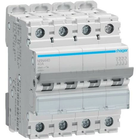Disj.4P 20kA C-40A 4m - DISJONCTEURS MULTI. HAGER NRN440 2 Disj.4P 20kA C-40A 4m - DISJONCTEURS MULTI. HAGER NRN440 – Image 2