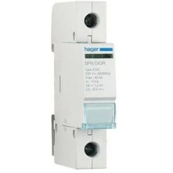 Car.40KA 275V Avec Réserve - HAGER SPN040R