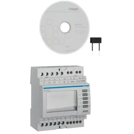 Centrale De Mesure Mod. Comm. - COMMANDE SIGNAL HAGER SM101C 1 Centrale De Mesure Mod. Comm. - COMMANDE SIGNAL HAGER SM101C