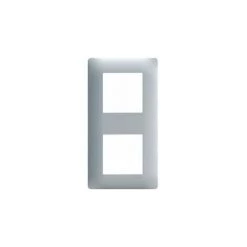 Plaque De Finition 2 Postes - Essensya - Titane - WE492 - Hager