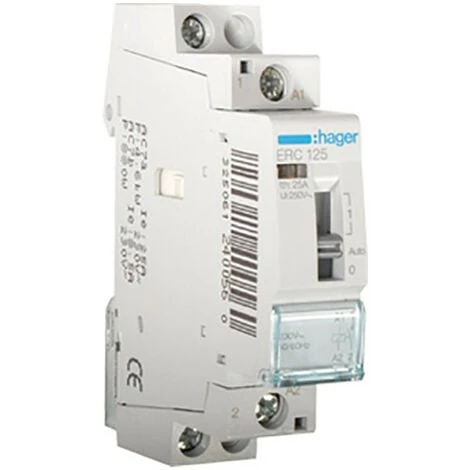 HAGER Contacteur à Commande Manuelle - 1F 1 HAGER Contacteur à Commande Manuelle - 1F
