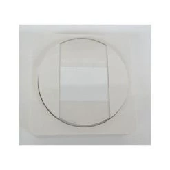 Interrupteur Ou Poussoir à Fermeture Porte-étiquette Blanc Saillie Complet ATEHA HAGER WJC025